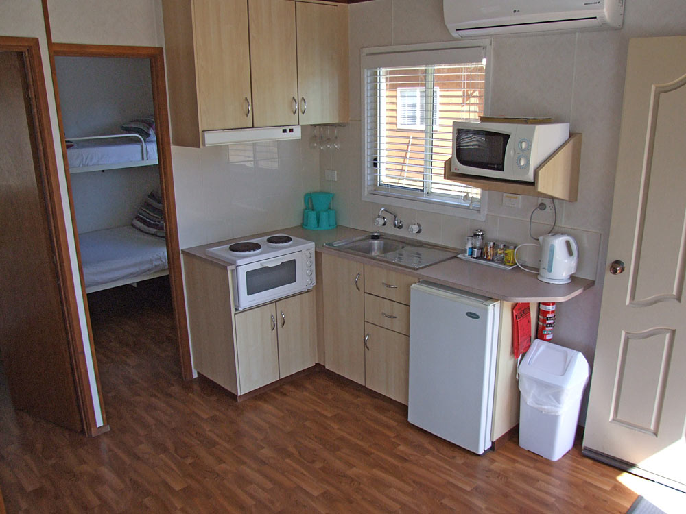 Cabin - fully self contained kitchen