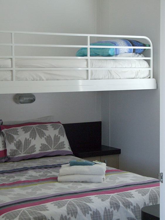 Villa Bedroom 2, double plus single bunk